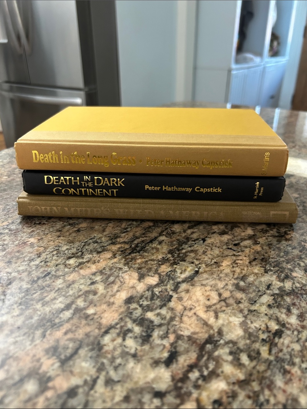 Classic Decorative Stack of Yellow and Black Hardcover Books - Home Accents